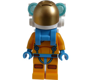 LEGO Kvinne Lunar Research Astronaut med Ryggsekk og Lights Minifigur