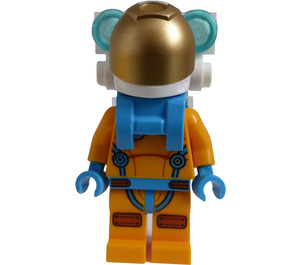 LEGO Female Lunar Research Astronaut with Backpack and Lights Minifigure