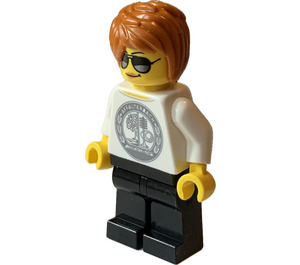 LEGO Female Mercedes Driver Minifigure