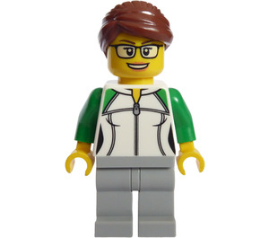 LEGO Female Newspaper Seller Minifigur