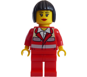 LEGO Female Paramedic with Bob Cut Hair Minifigure