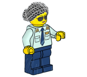 LEGO Female Pilot Minifigure