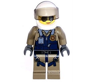 LEGO Female Police Officer, Pilot Minifigure