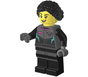 LEGO Female Race Auto Driver Minifigur