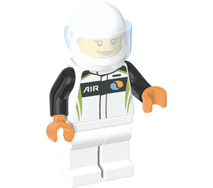 LEGO Femelle Racing Conducteur Minifigurine