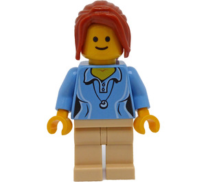 LEGO Female Restaurant Visitor minifiguur