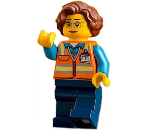 LEGO Vrouwelijk School Bus Bestuurder Minifiguur