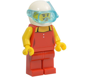 LEGO Vrouwelijk Scuba Diver Minifiguur