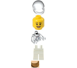 LEGO ženský Kyvadlová doprava Astronaut Minifigurka