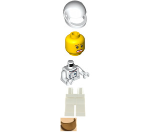 LEGO Female Shuttle Astronaut minifiguur