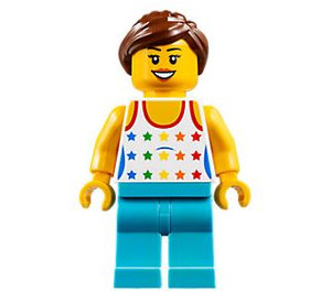 LEGO Female Skateboarder Minifigur