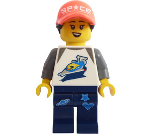 LEGO Female Ruimte Fan minifiguur