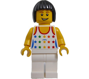 LEGO female train passenger 7938 Minifigure