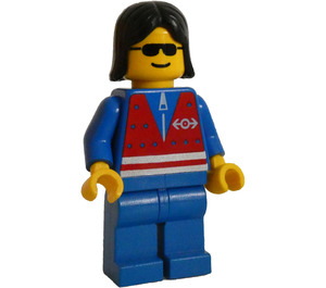 LEGO Kvinne Tog Passasjer Minifigur