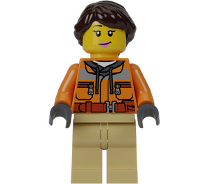 LEGO Femmina TV Fotocamera Operator Minifigure