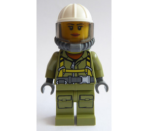 LEGO Female Volcano Explorer with Harness Minifigure