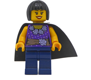 LEGO Female met Dark Purple Blouse minifiguur