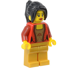 LEGO Female met Rood Corset minifiguur