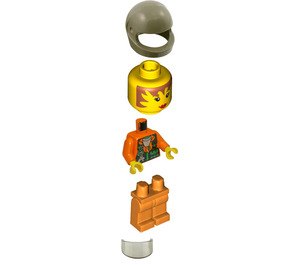 LEGO Weiblich Worker Minifigur