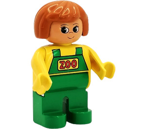 LEGO Female Zoo Keeper Duplo Figure