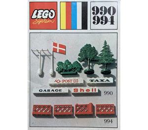 LEGO fences with garden gates 994 Instrukcje