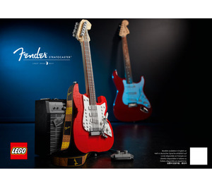 LEGO Fender Stratocaster 21329 Instructions