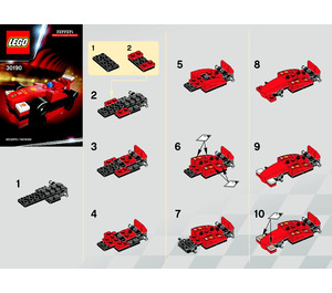 LEGO Ferrari 150 Italia 30190 Instructies