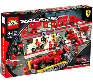 LEGO Ferrari 248 F1 Team Set (Schumacher Edition) 8144-1 Packaging