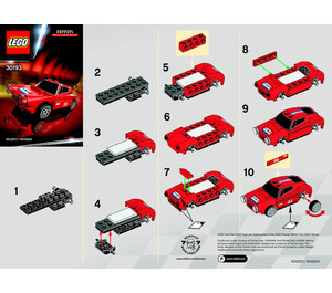 LEGO Ferrari 250 GT Berlinetta Shell V-Power Set 30193 Instructions