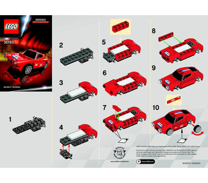 LEGO Ferrari 250 GT Berlinetta Shell V-Power 30193 Ohjeet