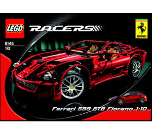 LEGO Ferrari 599 GTB Fiorano 1:10 Set 8145 Instructions