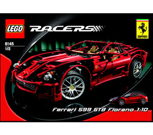 LEGO Ferrari 599 GTB Fiorano 1:10 8145 Instruktioner