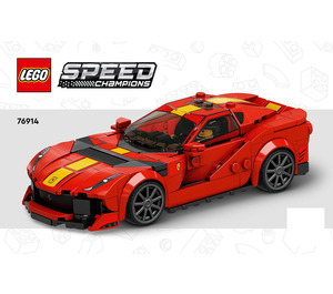 LEGO Ferrari 812 Competizione Set 76914 Instructions