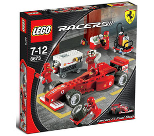 LEGO Ferrari F1 Fuel Stop Set 8673 Packaging