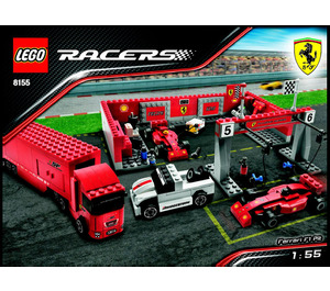 LEGO Ferrari F1 Pit 8155 Instructies