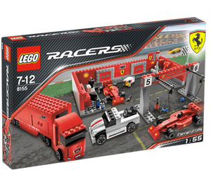 LEGO Ferrari F1 Pit Set 8155 Packaging