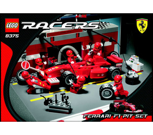 LEGO Ferrari F1 Pit Set 8375 Instructions