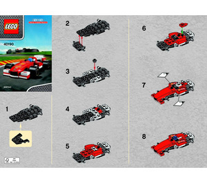 LEGO Ferrari F138 40190 Instructions