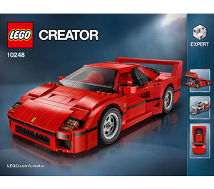 LEGO Ferrari F40 Set 10248 Instructions