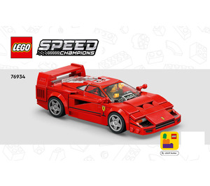 LEGO Ferrari F40 76934 Instrucciones