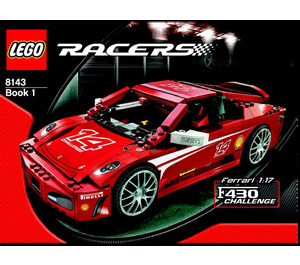 LEGO Ferrari F430 Challenge 1:17 8143 Instructies