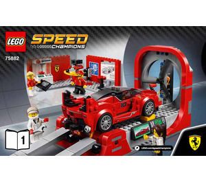 LEGO Ferrari FXX K & Development Centre Set 75882 Instructions