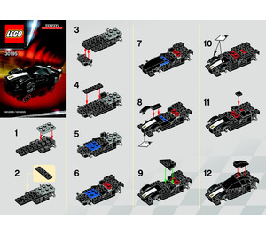 LEGO Ferrari FXX Shell V-Power Set 30195 Instructions