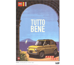 LEGO Fiat Art Print 1 - Tutto Bene (5006303)