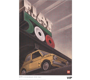 LEGO Fiat Art Print 3 - Nuova Italia (5006305)