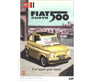 LEGO Fiat Art Print 6 - Florentine (5006309)