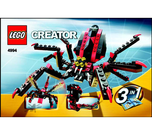 LEGO Fierce Creatures Set 4994 Instructions