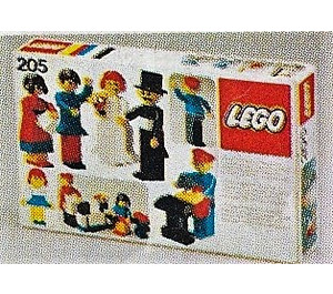 LEGO Figure building Set 205 Packaging
