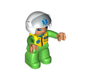 LEGO Figure with Open Helmet Duplo Figure