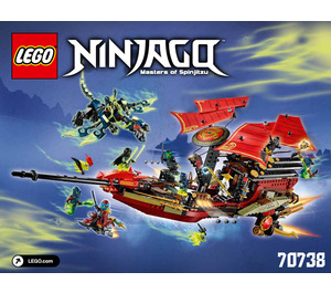 LEGO Final Flight of Destiny's Bounty Set 70738 Instructions